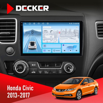 Штатная магнитола Honda Civic 2013-2017 Decker D10-010 6x128 DSP 4G 2K