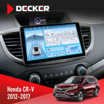 Штатная магнитола Honda CR-V 2012-2017 Decker D10-010 6x128 DSP 4G 2K