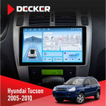Штатная магнитола Hyundai Tucson 2005-2010 Black Decker D10-010 6x128 DSP 4G 2K