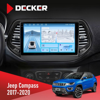 Штатная магнитола Jeep Compass 2017-2020 Decker D10-010 6x128 DSP 4G 2K