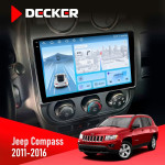 Штатная магнитола Jeep Compass, Patriot 2011-2016 Decker D10-010 6x128 DSP 4G 2K