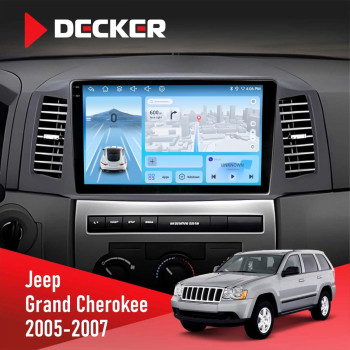 Штатная магнитола Jeep Grand Cherokee 2005-2007 Small Screen Decker D10-010 6x128 DSP 4G 2K