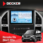 Штатная магнитола Mercedes-Benz Vito (W447) 2014  Decker D10-010 6x128 DSP 4G 2K