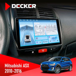 Штатная магнитола Mitsubishi ASX 2010-2016 Decker D10-010 6x128 DSP 4G 2K