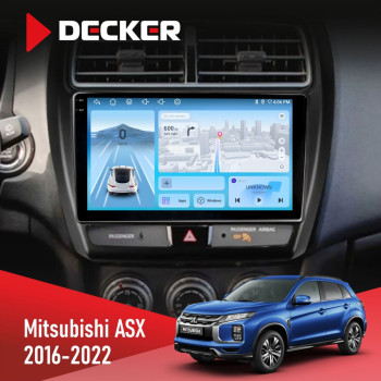 Штатная магнитола Mitsubishi ASX 2016-2022 Decker D10-010 6x128 DSP 4G 2K