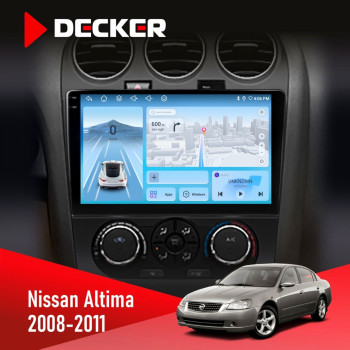 Штатная магнитола Nissan Altima 2008-2011 Decker D10-010 6x128 DSP 4G 2K