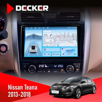 Штатная магнитола Nissan Teana 2013-2018 Decker D10-010 6x128 DSP 4G 2K