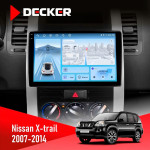 Штатная магнитола Nissan X-Trail 2007-2014 Decker D10-010 6x128 DSP 4G 2K