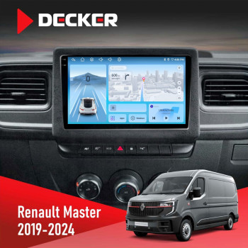 Штатная магнитола Renault Master 2019  Decker D10-010 6x128 DSP 4G 2K