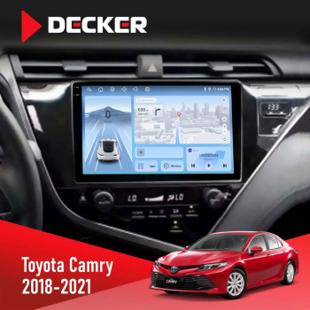Штатная магнитола Toyota Camry 2018-2021 Decker D10-010 6x128 DSP 4G 2K