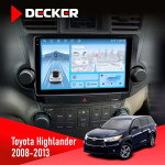 Штатная магнитола Toyota Highlander 2008-2013 Decker D10-010 6x128 DSP 4G 2K