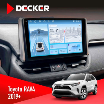 Штатная магнитола Toyota RAV4 2019  Decker D10-010 6x128 DSP 4G 2K