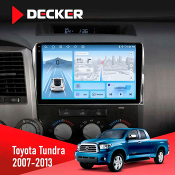 Штатная магнитола Toyota Tundra, Sequoia 2007-2012 Decker D10-010 6x128 DSP 4G 2K