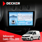 Штатная магнитола Volkswagen Caddy 2004-2015 Black Conditioner Decker D10-010 6x128 DSP 4G 2K