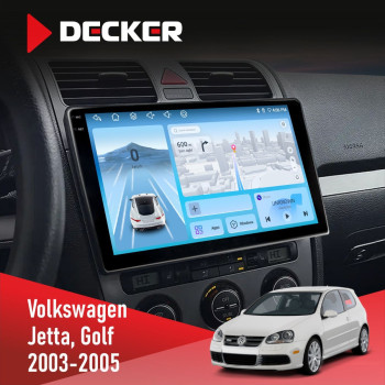 Штатная магнитола Volkswagen Golf 2003-2008 Climate 2 Decker D10-010 6x128 DSP 4G 2K