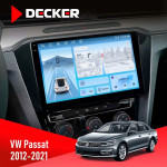 Штатная магнитола Volkswagen Passat 2012-2021 Decker D10-010 6x128 DSP 4G 2K
