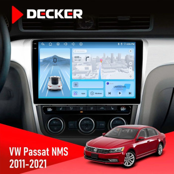 Штатная магнитола Volkswagen Passat NMS 2011-2021 Decker D10-010 6x128 DSP 4G 2K
