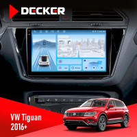 Штатная магнитола Volkswagen Tiguan 2016  Decker D10-010 6x128 DSP 4G 2K