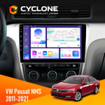 Штатная магнитола Volkswagen Passat NMS 2011-2021 Black Cyclone C10-011 4x64 DSP