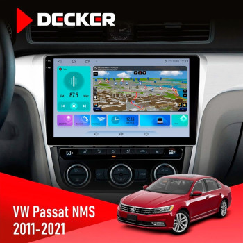 Штатная магнитола Volkswagen Passat NMS 2011-2021 Black Decker D10-009 4x64 DSP 4G 2k