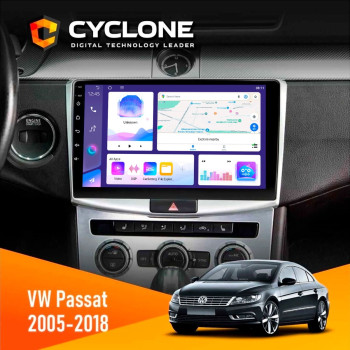 Штатная магнитола VW Passat (B6 B7) 2005-2014 CC 2012-2018 Black Cyclone C10-011 4x64 DSP Штатная магнитола VW Passat (B6 B7) 2005-2014 CC 2012-2018 Black Cyclone C10-011 4x64 DSP