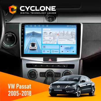 Штатная магнитола VW Passat (B6 B7) 2005-2014 CC 2012-2018 Black Cyclone C10-012 4x64 DSP 4G Штатная магнитола VW Passat (B6 B7) 2005-2014 CC 2012-2018 Black Cyclone C10-012 4x64 DSP 4G