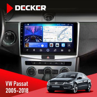 Штатная магнитола VW Passat (B6 B7) 2005-2014 CC 2012-2018 Black Decker D10-006 4x64 4G