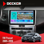Штатная магнитола VW Passat (B6 B7) 2005-2014 CC 2012-2018 Black Decker D10-009 4x64 DSP 4G 2k