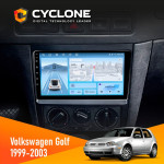 Штатная магнитола Volkswagen Golf 1998-2005 Cyclone C9-012 4x64 DSP 4G
