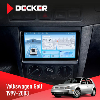 Штатная магнитола Volkswagen Golf 1998-2005 Decker D9-010 6x128 DSP 4G 2K