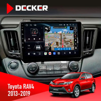 Штатная магнитола Toyota RAV4 2013-2019 Decker D10-011 4x64 DSP 4G 360
