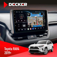 Штатная магнитола Toyota RAV4 2019  Decker D10-011 4x64 DSP 4G 360