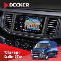 Штатная магнитола Volkswagen Crafter 2016  Decker D10-011 4x64 DSP 4G 360