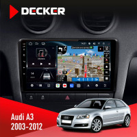 Штатна магнітола Audi A3 2003-2012 Decker D9-011 4x64 DSP 4G 360