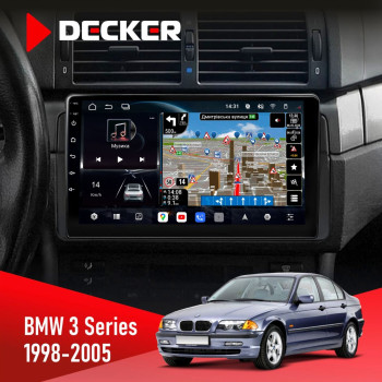 Штатная магнитола BMW 3 Series (E46) 1998-2005 Decker D9-011 4x64 DSP 4G 360
