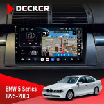 Штатная магнитола BMW 5 Series (E39) 1995-2003 Decker D9-011 4x64 DSP 4G 360