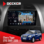 Штатна магнітола Chery Tiggo 2005-2010 Decker D9-011 4x64 DSP 4G 360