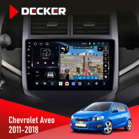 Штатна магнітола Chevrolet Aveo 2011-2018 Decker D9-011 4x64 DSP 4G 360