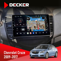 Штатна магнітола Chevrolet Cruze 2009-2018 Decker D9-011 4x64 DSP 4G 360
