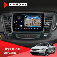 Штатна магнітола Chrysler 200 2015-2017 Decker D9-011 4x64 DSP 4G 360