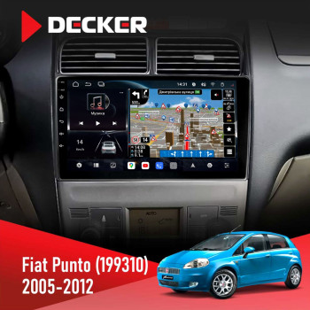 Штатная магнитола Fiat Doblo 2015-2023 Decker D9-011 4x64 DSP 4G 360