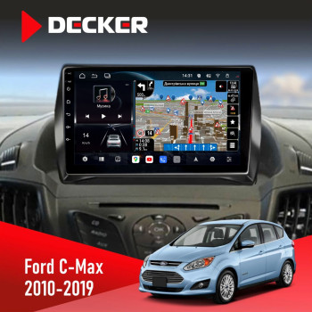 Штатная магнитола Ford C-Max 2003-2008 Decker D9-011 4x64 DSP 4G 360