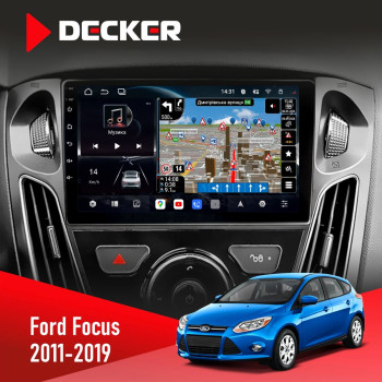 Штатная магнитола Ford Focus 2 2005-2011 Climate Decker D9-011 4x64 DSP 4G 360