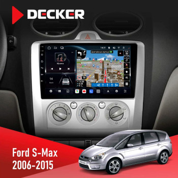 Штатная магнитола Ford Mondeo 2000-2007 Climate Decker D9-011 4x64 DSP 4G 360