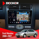 Штатная магнитола Ford Mondeo 2000-2007 Decker D9-011 4x64 DSP 4G 360
