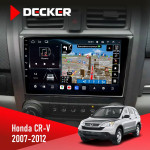 Штатная магнитола Honda CR-V 2001-2006 Decker D9-011 4x64 DSP 4G 360