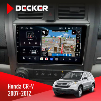 Штатная магнитола Honda CR-V 2001-2006 Decker D9-011 4x64 DSP 4G 360