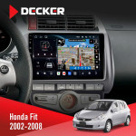 Штатная магнитола Honda Fit 2002-2008 Decker D9-011 4x64 DSP 4G 360