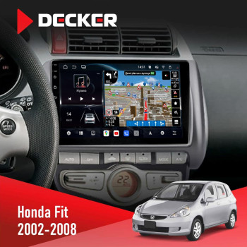 Штатная магнитола Honda Fit 2002-2008 Decker D9-011 4x64 DSP 4G 360