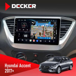 Штатная магнитола Hyundai Accent 2010-2017 Decker D9-011 4x64 DSP 4G 360